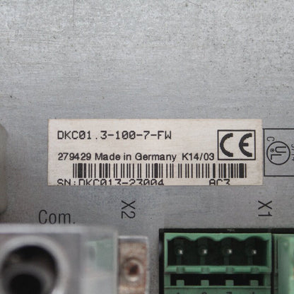 Rexroth DKC01.3-100-7-FW Driver