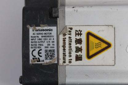 Panasonic MHMD082G1U AC Servo Motor Input 120V 750W - Pulingma Automation