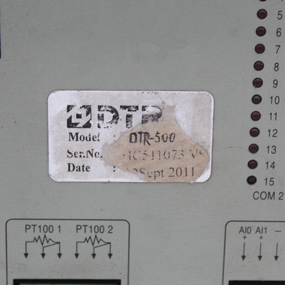 DTR DTR-500 Dyeing Machine Computer