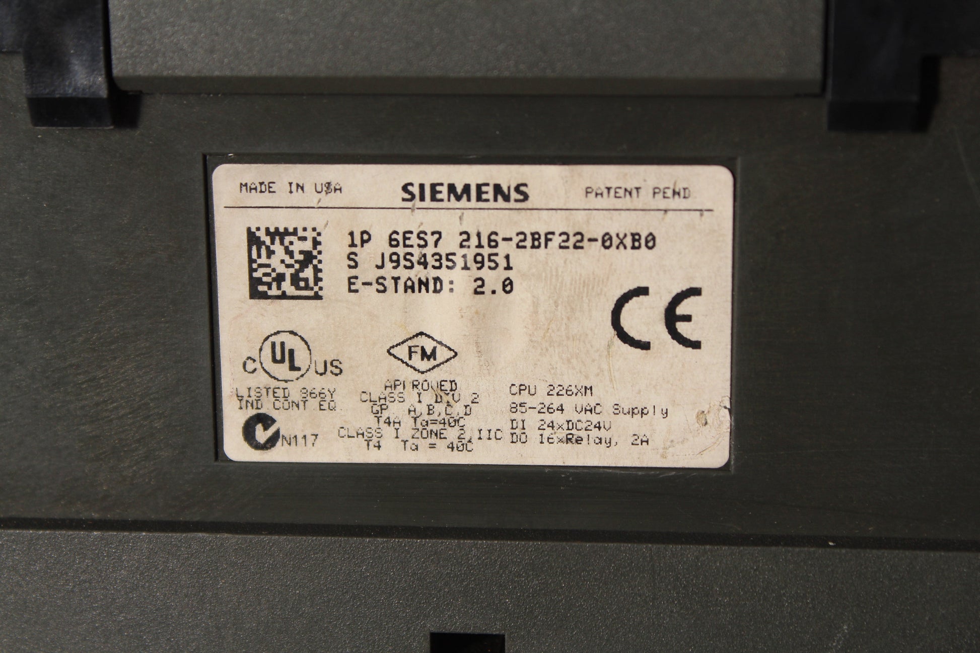 Siemens 6ES7216-2BF22-0XB0 Digital Module - Pulingma Automation