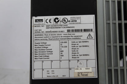Parker 590P-53235010-P00-U4V0 For DC Motor Speed Controller - Pulingma Automation