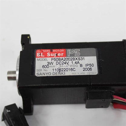 SANYO P50BA2002BXS31 3W DC24V Servo Motor - Pulingma Automation