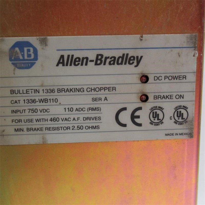 Allen Bradley 1336-WB110 Brake Unit 100A 55KW 750VDC - Pulingma Automation