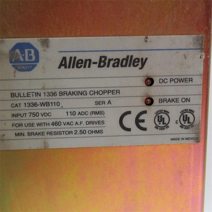 Allen Bradley 1336-WB110 Brake Unit 100A 55KW 750VDC - Pulingma Automation