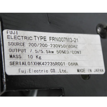 Fuji FRN007M3-21 200-230V 7.5-5.5KW Servo Drive Used In Good Condition - Pulingma Automation