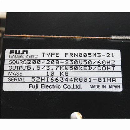 Used Fuji CNC Inverter 3.7kw FRN005M3-21 - Pulingma Automation