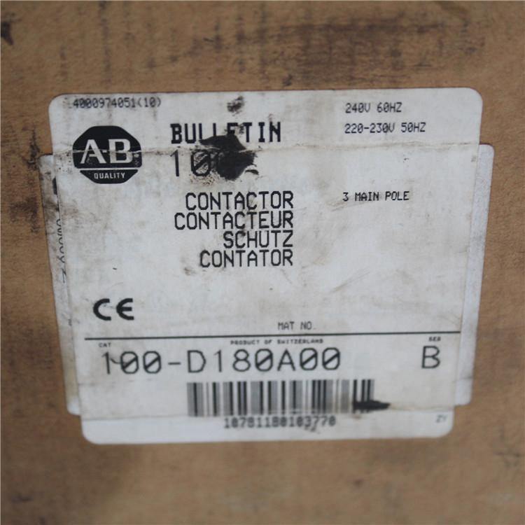 Allen Bradley 100-D180A00 B AC/220V Contactor - Pulingma Automation