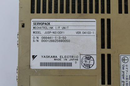 YASKAWA SGDH-A5AE-N1Y88 Servo Drive Module JUSP-NS100Y1 NS100 - Pulingma Automation