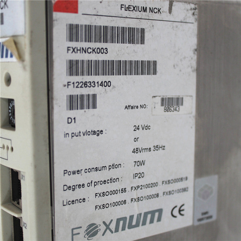 Foxnum FXHNCK003 Flexium Nck Module 24VDC - Pulingma Automation
