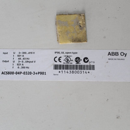 ABB ACS800-01-0020-3+P901  inverter