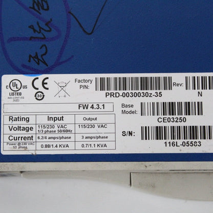 Kollmorgen CE03250 Servo Driver