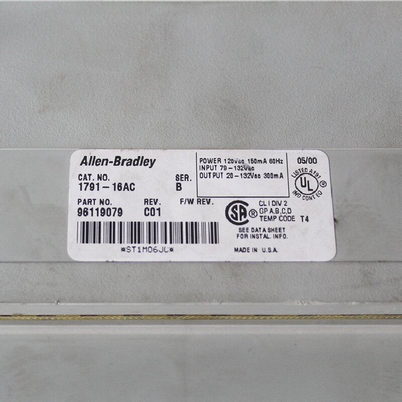 Allen Bradley 1791-16AC Module