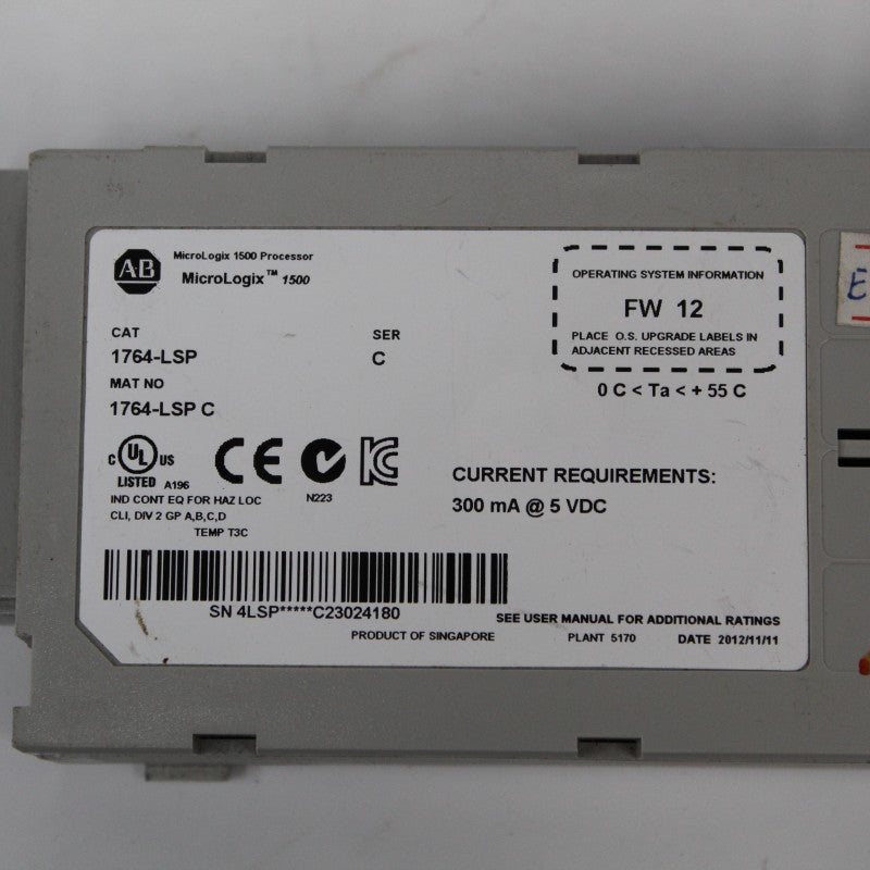 Allen Bradley 1764-LSP C MicroLogix 1500 Processor