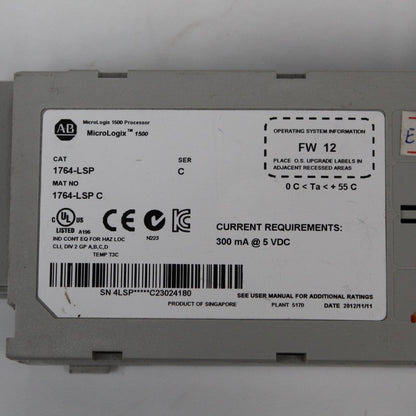 Allen Bradley 1764-LSP C MicroLogix 1500 Processor