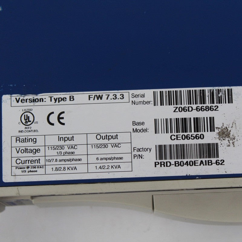 Kollmorgen CE06560 Servo Driver