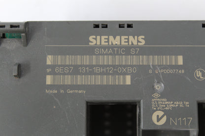 Siemens 6ES7131-1BH12-0XB0 PLC Module - Pulingma Automation