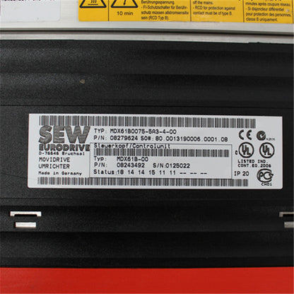 SEW MDX60A0074-5A3-4-00 Movidrive