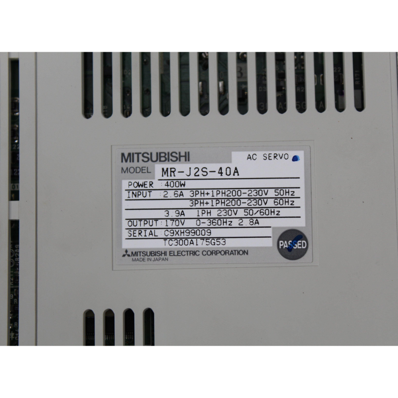 Mitsubishi MR-J2S-40A Servo Drive 400w