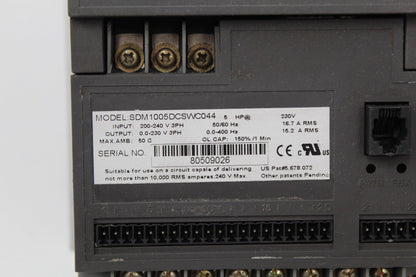 Parker SDM1005DCSWC044 Inverter Input 200-240V - Pulingma Automation