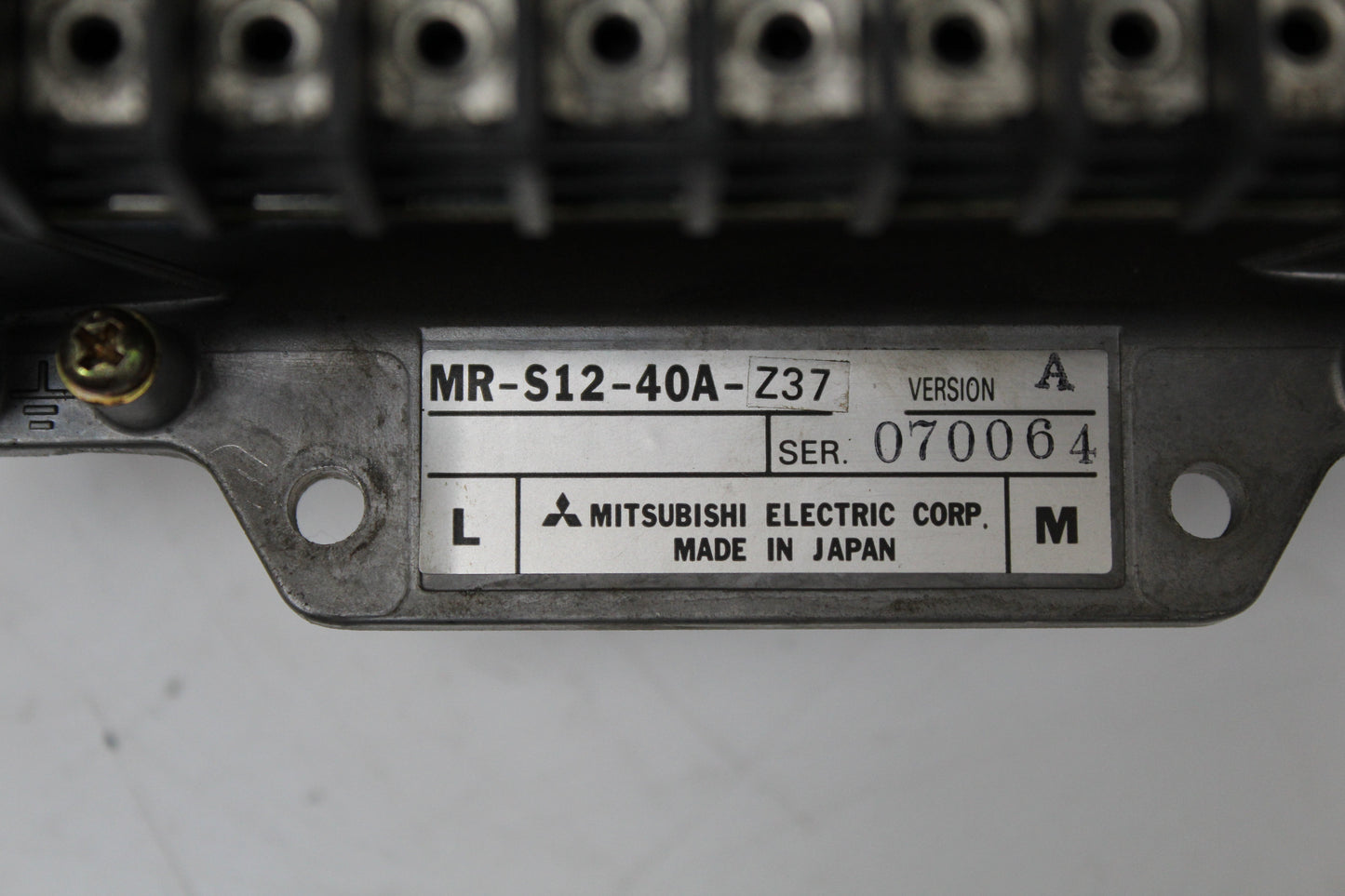 MITSUBISHI MR-S12-40A-Z37 Servo Drive