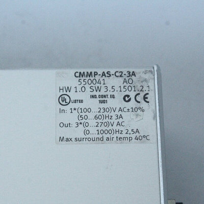 FESTO CMMP-AS-C2-3A Controller