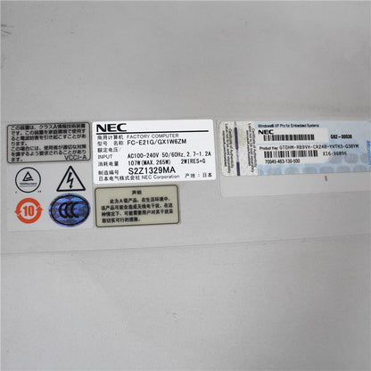 NEC Industrial PC FC98-NX FC-E21G/GX1W6ZM Used In Good Condition - Pulingma Automation