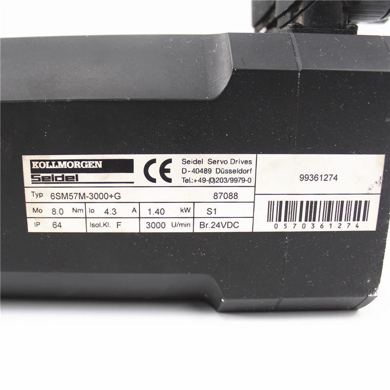 Kollmorgen Servo Motor 6SM57M-3000+G Used In Good Condition - Pulingma Automation