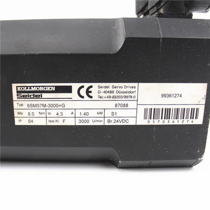 Kollmorgen Servo Motor 6SM57M-3000+G Used In Good Condition - Pulingma Automation