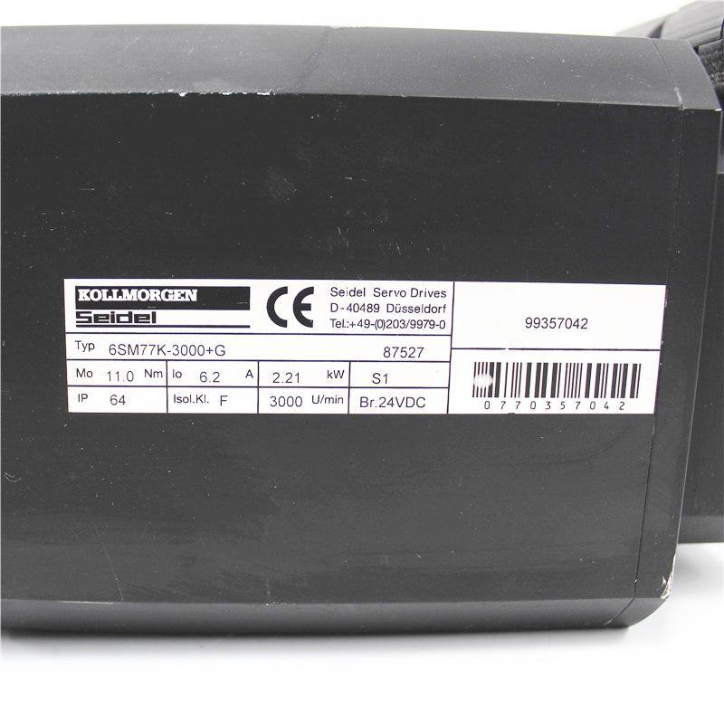 Kollmorgen Servo Motor 6SM77K-3000+G Used In Good Condition - Pulingma Automation