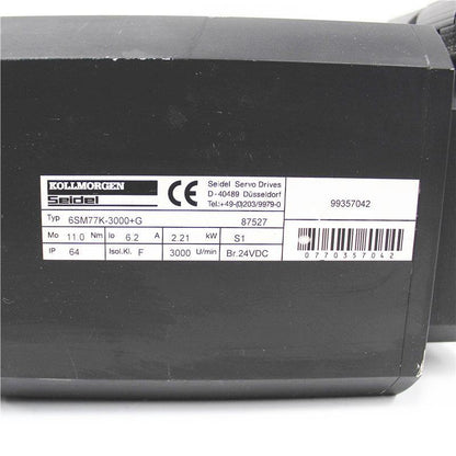 Kollmorgen Servo Motor 6SM77K-3000+G Used In Good Condition - Pulingma Automation