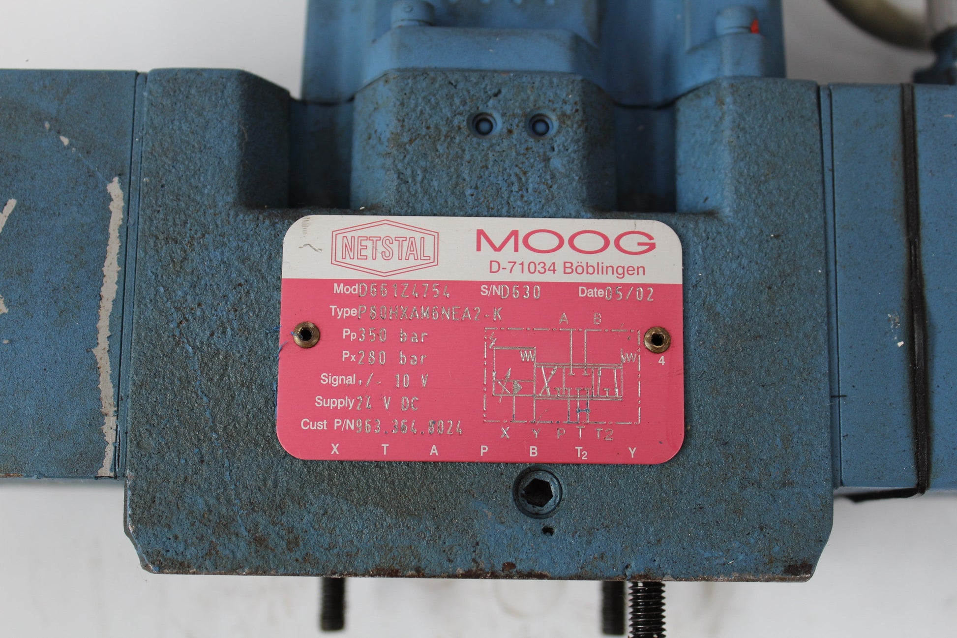 MOOG D661Z4754 Hydraulic Servo Valve - Pulingma Automation
