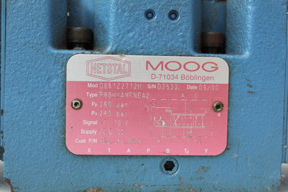 MOOG D661Z2712H Hydraulic Servo Valve - Pulingma Automation