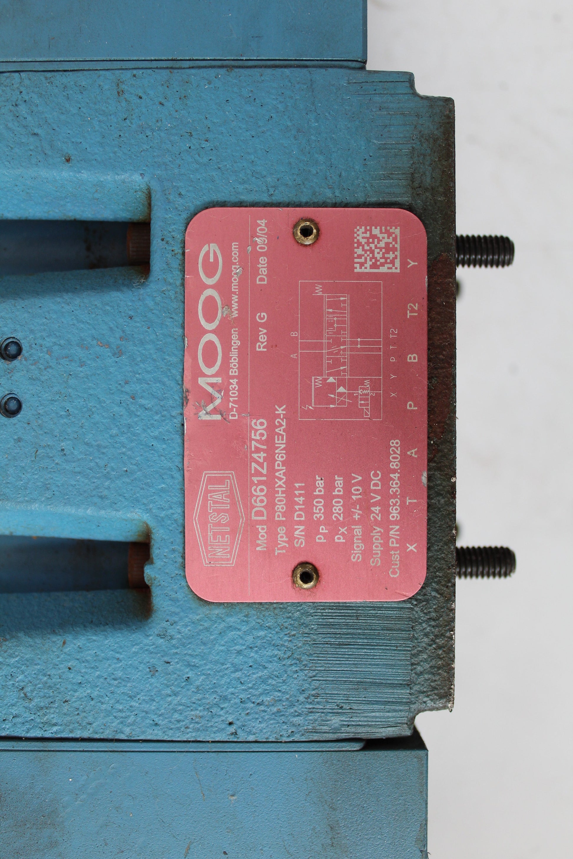 MOOG D661Z4756 Hydraulic Servo Valve - Pulingma Automation
