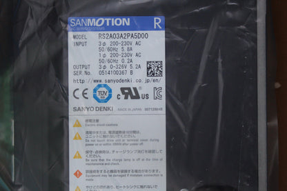 SANYO Denki RS2A03A2PA5D00 AC Servo Drive New In Box - Pulingma Automation
