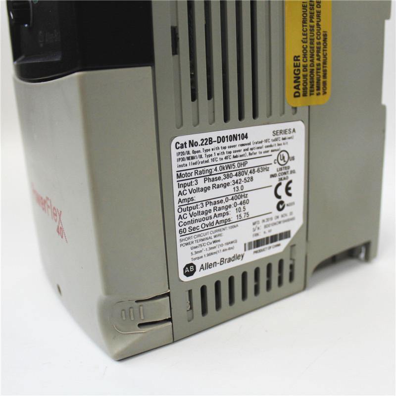 New Original Allen Bradley PowerFlex 40 AC Drive, Inverter 22B-D010N104 - Pulingma Automation