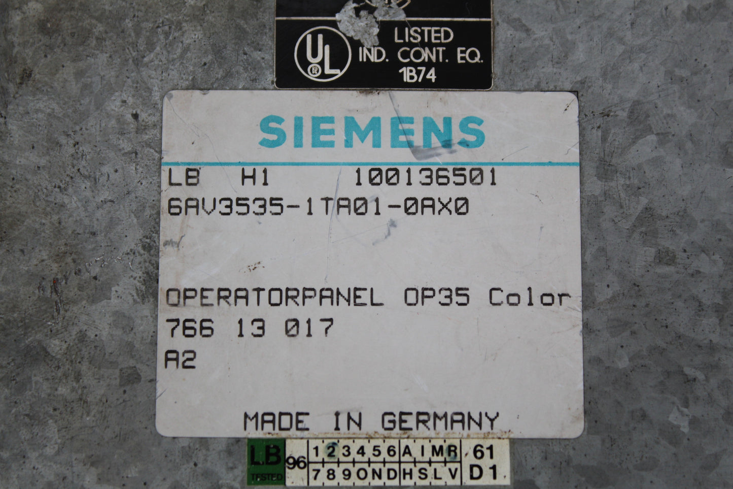 Siemens 6AV3535-1TA01-0AX0 Operator Panel - Pulingma Automation