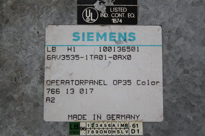 Siemens 6AV3535-1TA01-0AX0 Operator Panel - Pulingma Automation