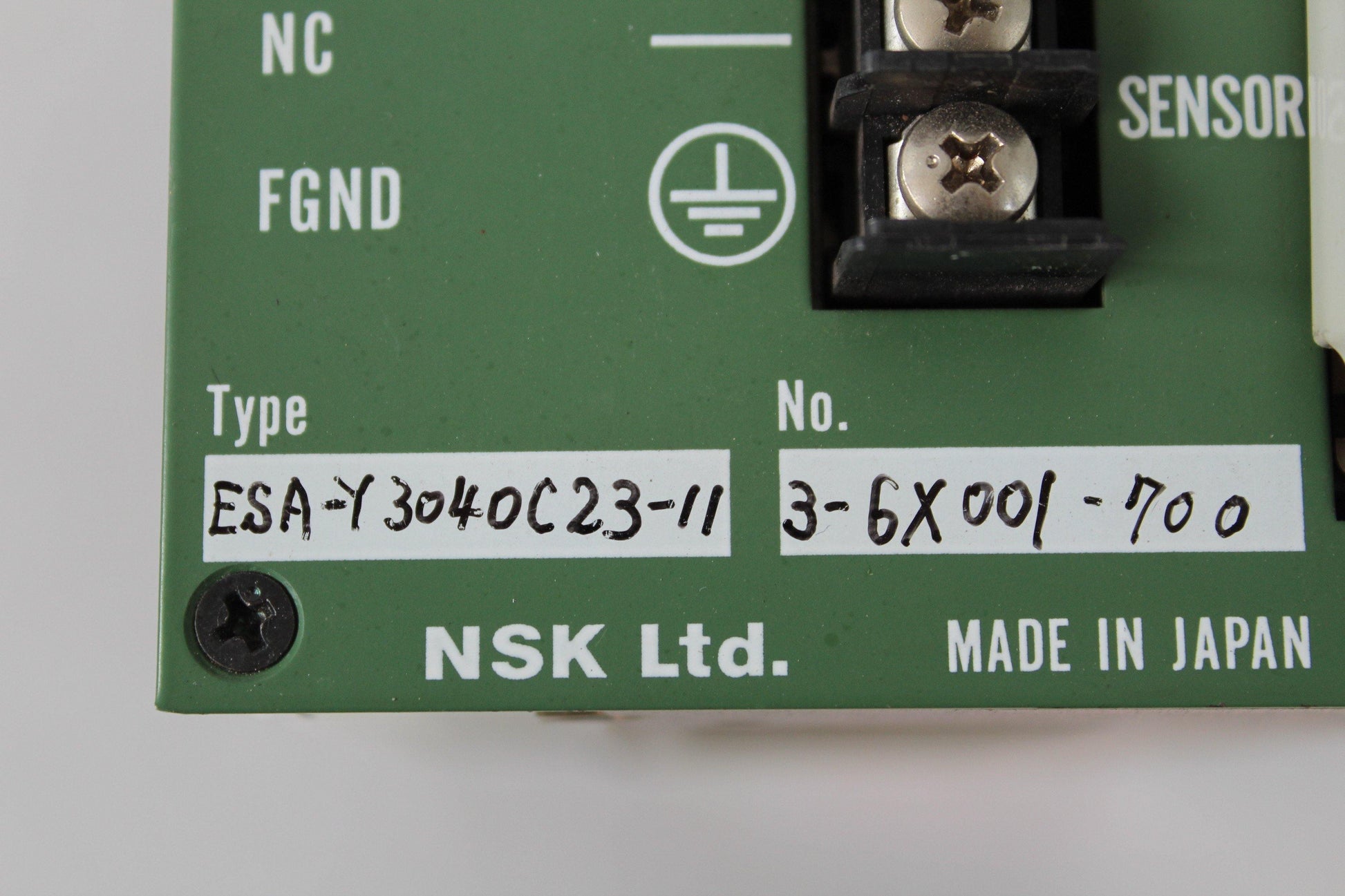 NSK ESA-Y3040C23-11 Servo Drive 3-6X001-700 - Pulingma Automation