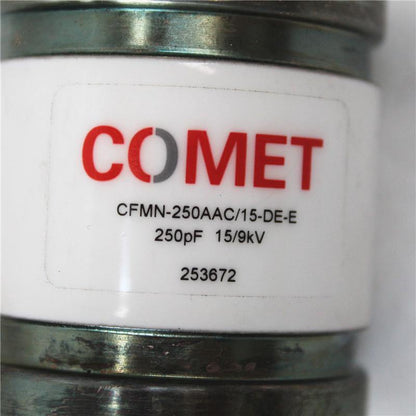 Used COMET Vacuum Variable Capacitor CFMN-250AAC/15-DE-E 250PF 15/9KV - Pulingma Automation