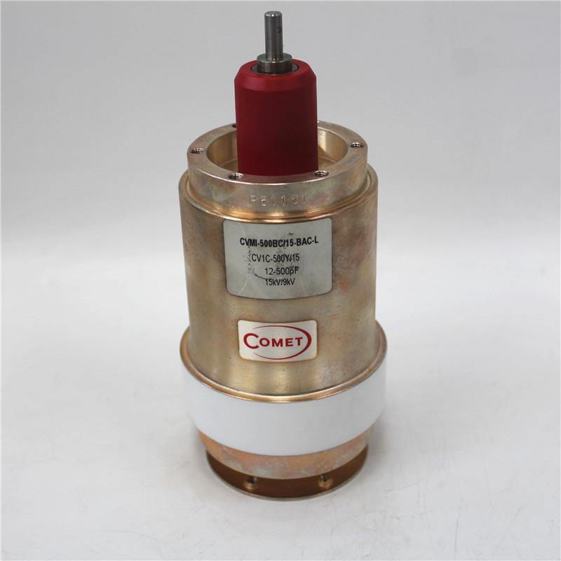 Used COMET Vacuum Variable Capacitor CVMI-500BC/15-BAC-L 12-500PF 15KV/9KV - Pulingma Automation