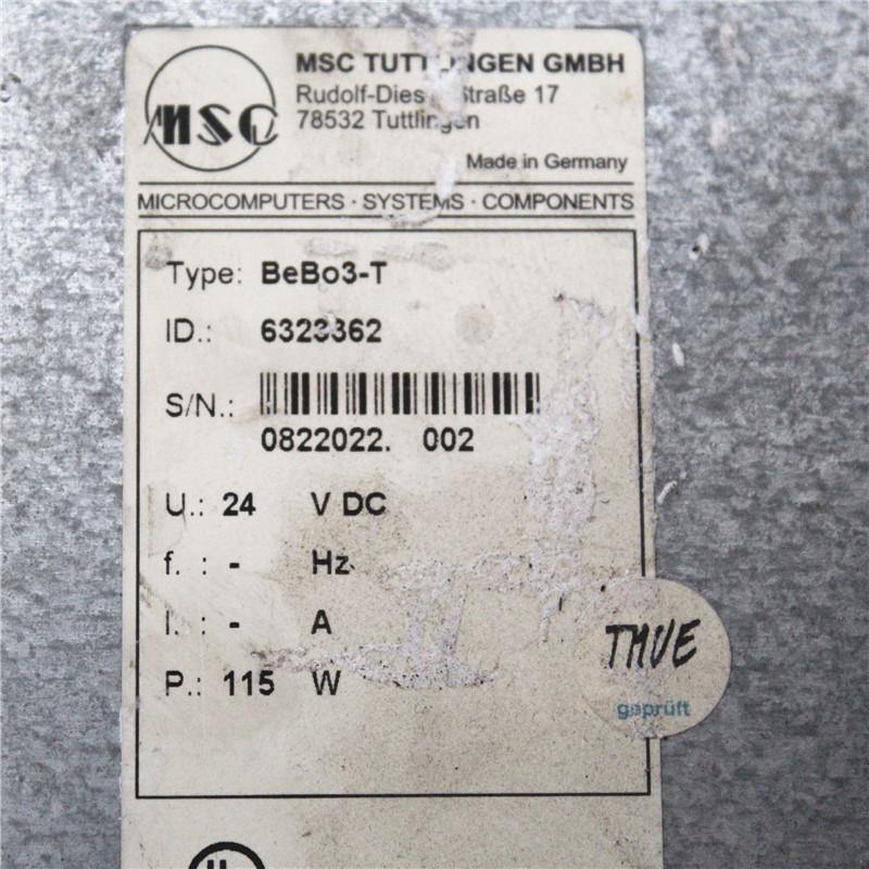 Used BOSCH Industrial Computer PA015T MSC Tuttlingen GMBHMSC Computer BeB03-T BeBo3-T BeB03.FL-T BeBo3.FL-T - Pulingma Automation