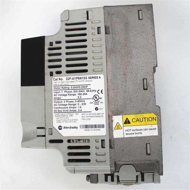 Used Allen Bradley PowerFlex4M AC Drive, Inverter 22F-A1P6N103 - Pulingma Automation