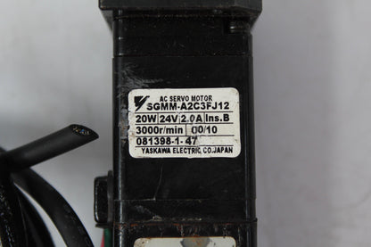 YASKAWA SGMM-A2C3FJ12 AC Servo Motor 20W - Pulingma Automation