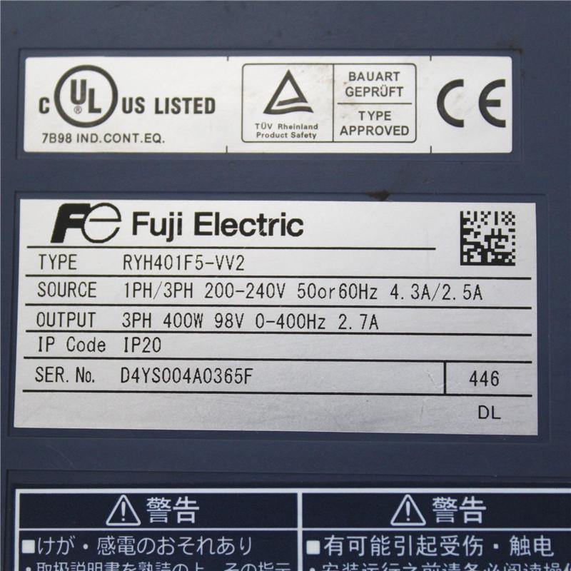 Used Fuji Servo Drive RYH401F5-VV2 - Pulingma Automation