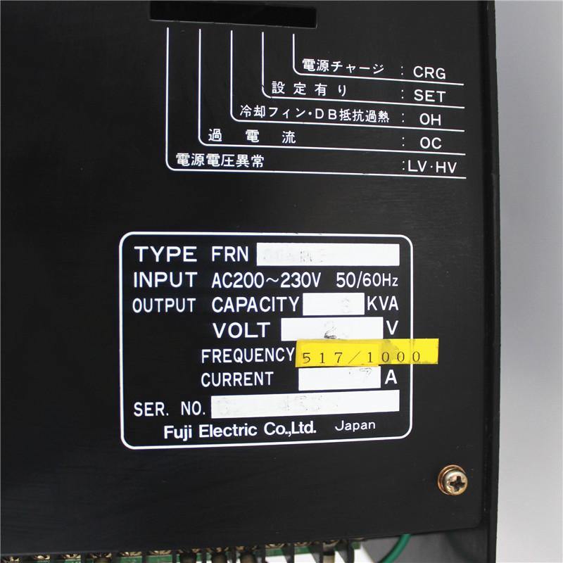 Used Fuji FRENIC5000H2 Inverter FRN006H2-2 FRENIC5000H2 - Pulingma Automation