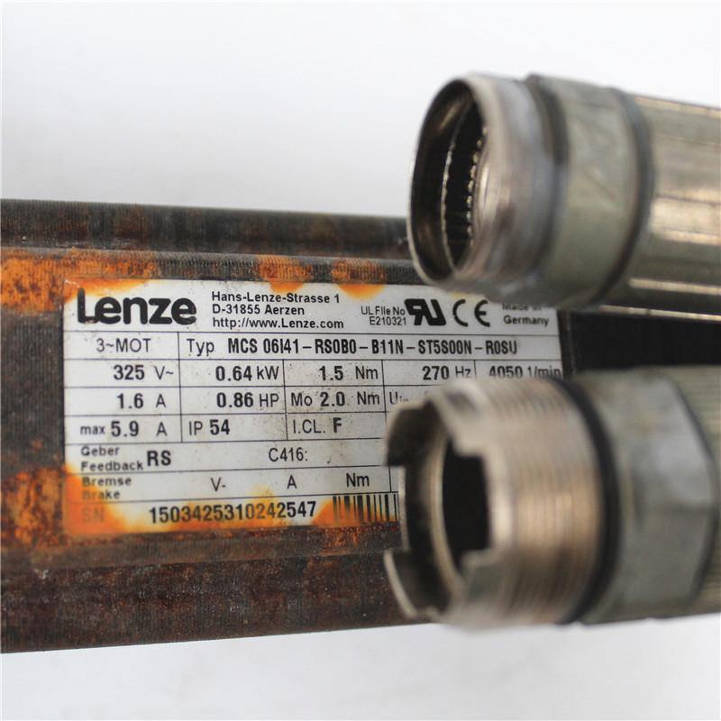 Used Lenze Servo Drive EVS9322-EP Motor MCS 06I41-RS0B0-B11N-ST5S00N-R0SU - Pulingma Automation