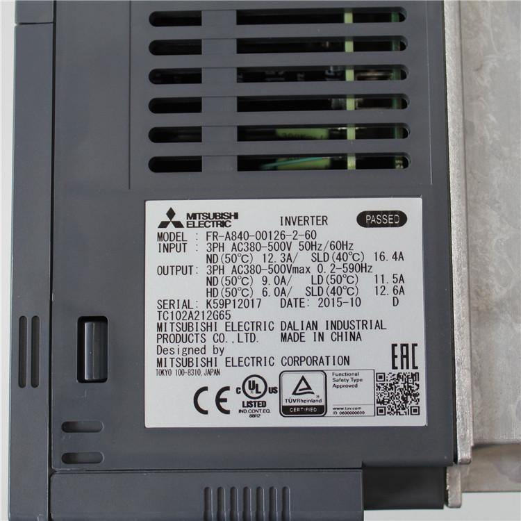 Mitsubishi FR-A840-00126-2-60 3 PHASE INVERTER - Pulingma Automation