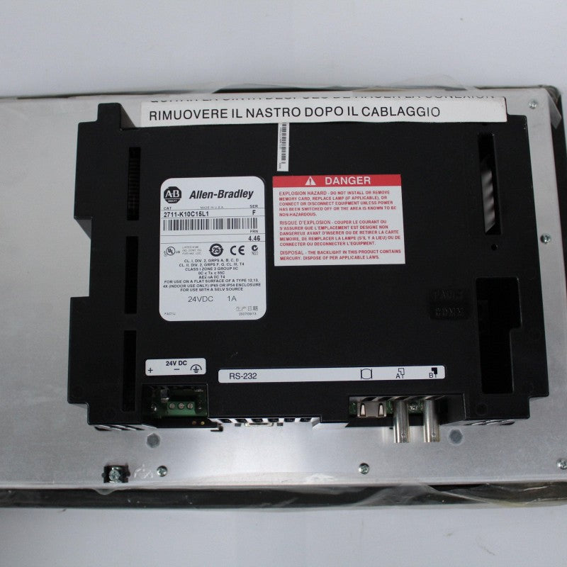 Allen Bradley 2711-K10C15L1 PanelView 1000 Key Panel