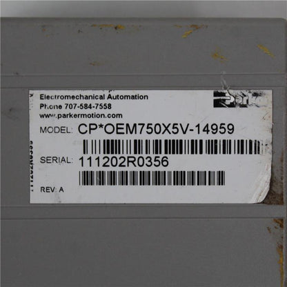 Parker CP*OEM750X5V-14959 REV：A STEPPER DRIVE CONTROLLER - Pulingma Automation