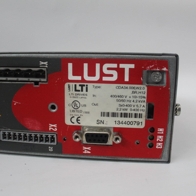 Lust CDA34.006.W2.0.BR.H12 Servo Driver
